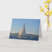 Schattige Lady am frühen Morgen Karte (Gelbe Blume)