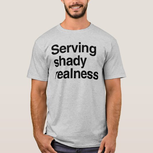 Schattige Realität T-Shirt (Vorderseite)