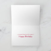 Schattige Rose - Geburtstag Karte (Innenseite)