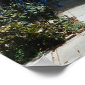Schattiger Gehweg Poster (Ecke)