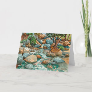 Schattiger Nebenfluss, Nevada-Stadt CA Karte