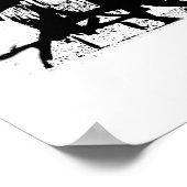 schattiger Schlagzeug Poster (Ecke)