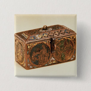 Schatulle, 13. Jahrhundert Button
