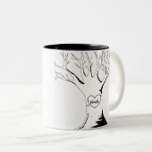 "Schatz-Baum-" Tasse (VorderseiteRechts)