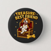 Schatz Best Friend Beagle Hund Button (Vorderseite)