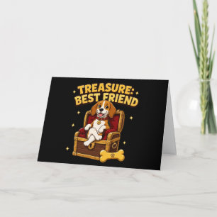 Schatz Best Friend Beagle Hund Dankeskarte