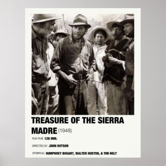 Schatz der Sierra Madre 1948 Alternative Fi Poster