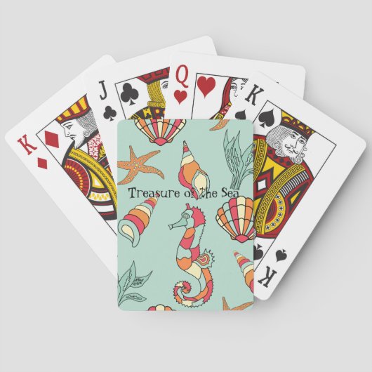 Schatz des Meeres Spielkarten (Rückseite)