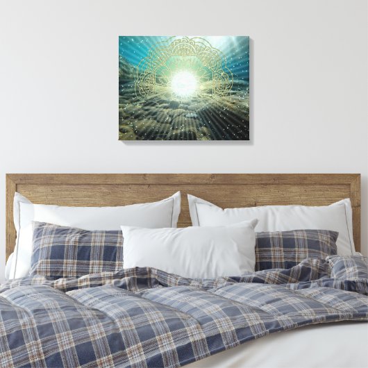 Schatz des Meeres - überzogene Leinwand (Insitu (Schlafzimmer))