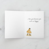 Schatz, du machst mich glücklich karte (Innenseite)