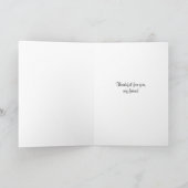 Schatz, ein lustiges Freundschaftsgedicht Karte (Innenseite)