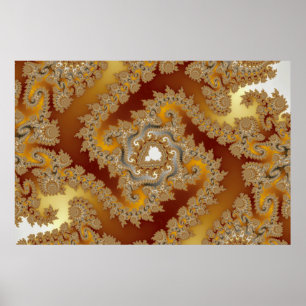 Schatz - Fraktal-Plakat Poster