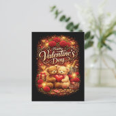 Schatz für immer postkarte (Stehend Vorderseite)