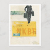 Schatz, ich bin Zuhause Postkarte (Vorderseite)