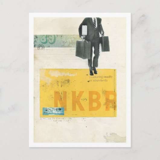 Schatz, ich bin Zuhause Postkarte (Vorderseite)