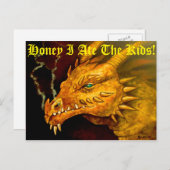 Schatz, ich habe die Kinder gegessen Postkarte (Vorne/Hinten)