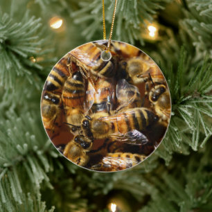 Schatz, ich Liebe dich, Honey Bees Keramik Ornament