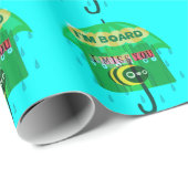 Schatz, ich vermisse dich so sehr geschenkpapier (Rolleneckpunkt)