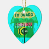 Schatz, ich vermisse dich so sehr keramikornament (Links)