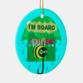 Schatz, ich vermisse dich so sehr keramikornament (Rechts)