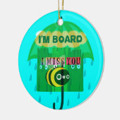 Schatz, ich vermisse dich so sehr keramikornament (Links)