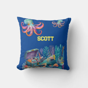Schatz im Meer Kissen