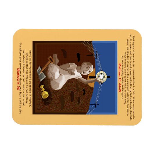 Schatz in einem Feld Magnet (Horizontal)