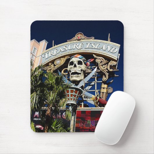 Schatz-Insel-Zeichen Mousepad (Mit Mouse)