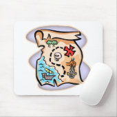 Schatz-Karte Mousepad (Mit Mouse)