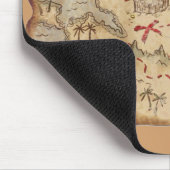 Schatz-Karte Mousepad (Ecke)