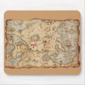 Schatz-Karte Mousepad (Vorne)