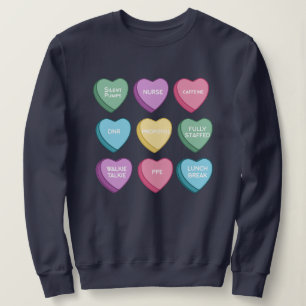 Schatz Krankenschwestern Valentinstag Sweatshirt
