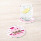 Schatz-Kuchen-Untersetzer Sandstein Untersetzer (Seite)