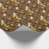 Schatz Pirate Emoji Geschenkpapier (Ecke)