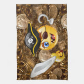 Schatz Pirate Emoji Küchentuch (Vertikal)