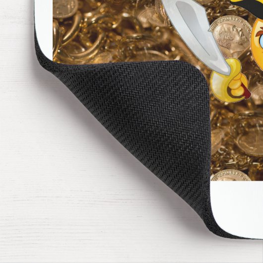 Schatz Pirate Emoji Mousepad (Ecke)