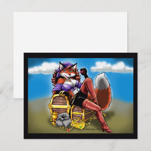 Schatz-Postkarte Postkarte (Vorne/Hinten)