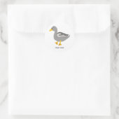 Schatz. Schatz. Gänse Runder Aufkleber (Tasche)
