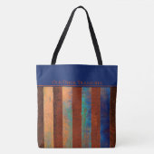 Schatz-Tasche 'Old Dock'. Rostiges Metall. Tasche (Vorderseite)