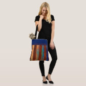 Schatz-Tasche 'Old Dock'. Rostiges Metall. Tasche (Am Model)