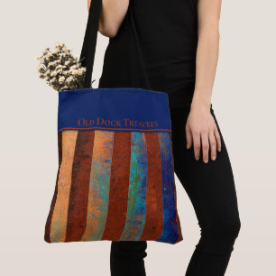 Schatz-Tasche 'Old Dock'. Rostiges Metall. Tasche