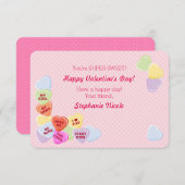Schatz-Valentinsgruß-Süßigkeit Einladung (Vorne/Hinten)