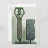 Schatz von Amar-Sin King of Ur, c.2040 v. Chr. Postkarte (Vorne/Hinten)