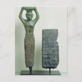 Schatz von Amar-Sin King of Ur, c.2040 v. Chr. Postkarte (Vorderseite)