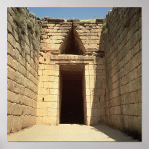 Schatzamt von Atreus, um 1300 v. Chr. Poster