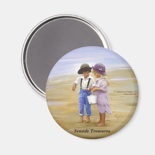 Schätze am Meer Magnet (Vorderseite/Rückseite)