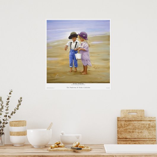 Schätze am Meer Poster (Küche)