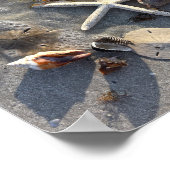 Schätze am Strand Poster (Ecke)