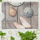 Schätze an der Küste Geschirrtuch (Gefaltet)