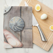 Schätze an der Küste Geschirrtuch (Viertel Falte)